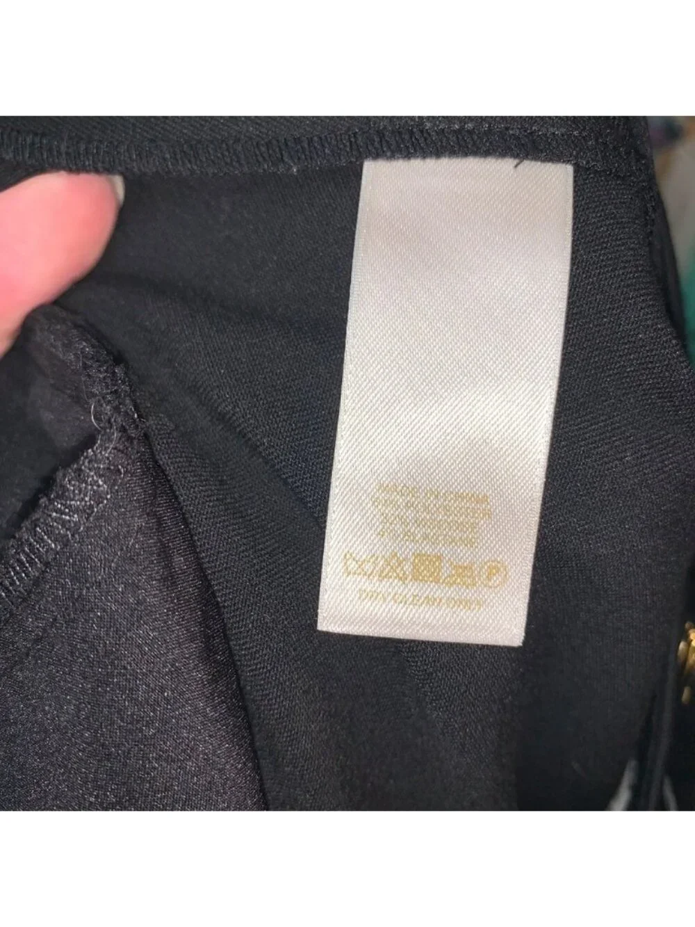 Kate Spade Black Cropped Wide Leg Trousers 8